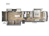 Columbus 329DV Floorplan
