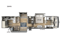 Columbus 384RK Floorplan