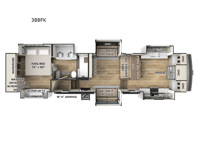 Columbus 388FK Floorplan Image