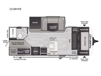 Passport SL 221BHWE Floorplan Image
