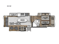 Arctic Fox Grande Ronde 35-5Z Floorplan Image