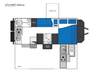 XT Expedition Series XT17HRT Family Floorplan Image