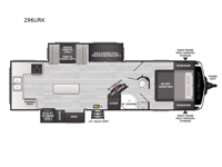 Outback Ultra Lite 296URK Floorplan Image