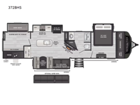 Sprinter Limited 372BHS Floorplan Image
