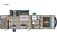 Cruiser Aire CR28BH Floorplan