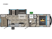 Cruiser Aire CR28BH Floorplan