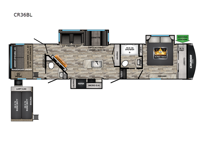 Cruiser Aire CR36BL Floorplan Image