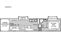 Vortex 4025VXL Floorplan Image