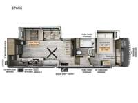 Rockwood Signature 376RK Floorplan Image
