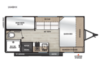 Catalina Summit Series 7 164BHX Floorplan Image