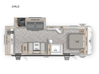 E-Series 24RLD Floorplan