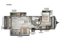 Rockwood Ultra Lite 2906BS Floorplan