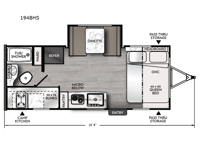 Apex Nano 194BHS Floorplan Image