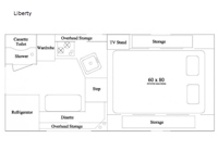 Northstar Hardside Liberty Floorplan Image