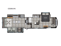 Cameo CE3891MK Floorplan Image