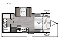 Apex Nano 191RBS Floorplan Image