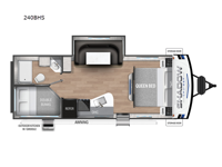 Shadow Cruiser 240BHS Floorplan Image