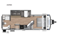 Shadow Cruiser 260RBS Floorplan Image