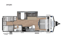 Shadow Cruiser 280QBS Floorplan Image