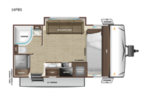 Super Lite Maxx 16FBS Floorplan Image