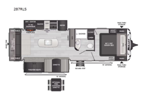 Bullet 287RLS Floorplan Image