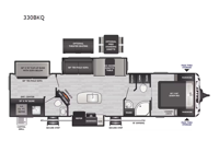 Bullet 330BKQ Floorplan Image