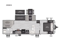 Bullet 290BHS Floorplan Image