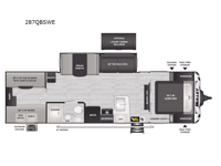 Bullet 287QBSWE Floorplan Image