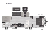 Bullet 290BHSWE Floorplan Image