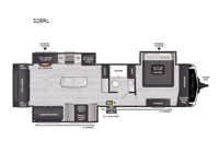 Outback 328RL Floorplan Image