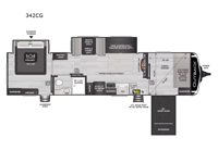 Outback 342CG Floorplan Image