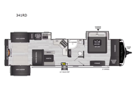 Outback 341RD Floorplan Image