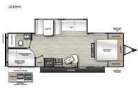 Catalina Summit Series 8 261BHS Floorplan Image