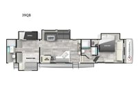 Cardinal RED 39QB Floorplan