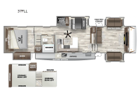 Sabre 37FLL Floorplan Image