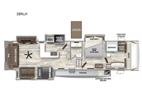 Sabre 38RLH Floorplan Image