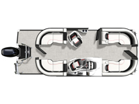 Corsa Quad-Lounge 21QC Floorplan Image