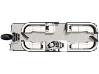 Corsa Quad-Lounge 25QSS Floorplan Image