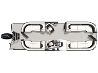 Corsa Quad-Lounge 25QCA Floorplan Image