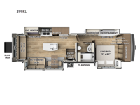 Rockwood Luxury Ranch 399RL Floorplan Image