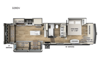 Flagstaff Elite 329DV Floorplan Image