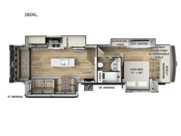 Flagstaff Elite 380RL Floorplan Image