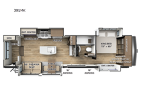 Flagstaff Elite Estate 391MK Floorplan Image