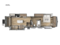 Flagstaff Elite Estate 393RL Floorplan Image