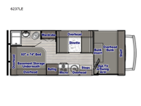 Yellowstone 6237LE Floorplan