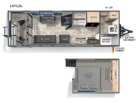 Timberwolf Black Label 16MLBL Floorplan Image