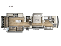 Rockwood Luxury 383FB Floorplan Image