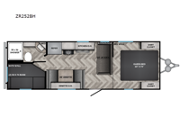 Zinger Lite ZR252BH Floorplan Image
