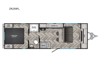 Zinger Lite ZR259FL Floorplan Image
