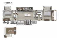 Sanibel 3602DSWB Floorplan Image